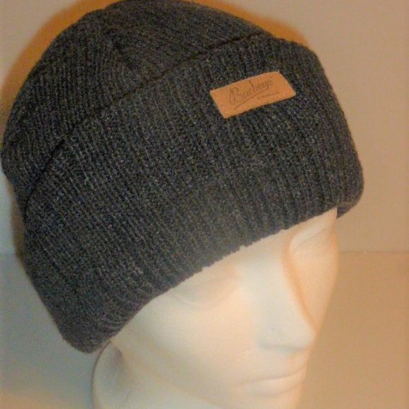 Buckeye MEN'S HAT Beanie Hat Men's Winter Hat Grey Hat - Picture 8 of 10